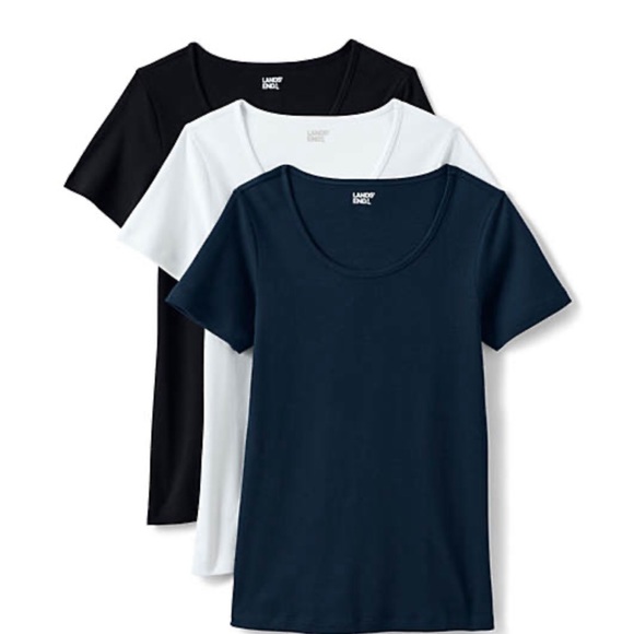 Lands End Cotton Tees Bundle - Picture 1 of 2